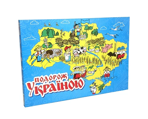Настільна гра Подорож Україною українською мовою Strateg (30457)