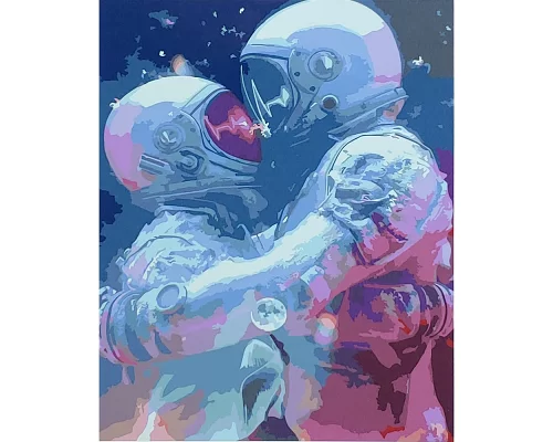 Картина за номерами Космічна любов розміром 40х50 см Strateg (SY6776)