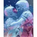 Картина за номерами Космічна любов з лаком та рівнем розміром 40х50 см Strateg (SY6776)