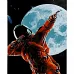 Картина за номерами Крутий космонавт розміром 40х50 см Strateg (SY6779)