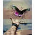 Картина за номерами Вільний метелик з лаком та рівнем розміром 40х50 см Strateg (SY6889)