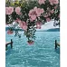 Картина за номерами Квіти над океаном розміром 40х50 см Strateg (SY6855)