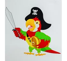 Картина за номерами  Папуга пірат розміром 30х40 см Strateg (SS6665)