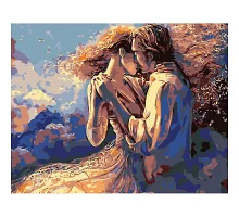 Картина за номерами  Поцілунок душ розміром 40х50 см Strateg (DY214)