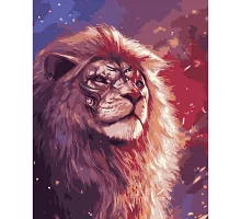 Картина за номерами  Лев із Нарнії розміром 40х50 см Strateg (DY194)