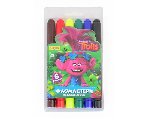 Фломастеры 1 Вересня 6 цветов Jumbo Trolls Dream 1 Вересня (650340)