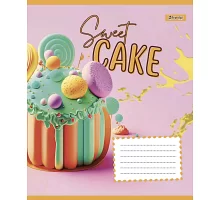 Тетрадь школьная А5/18 клетка 1В Sweet cake  набор 25 шт. (766320)