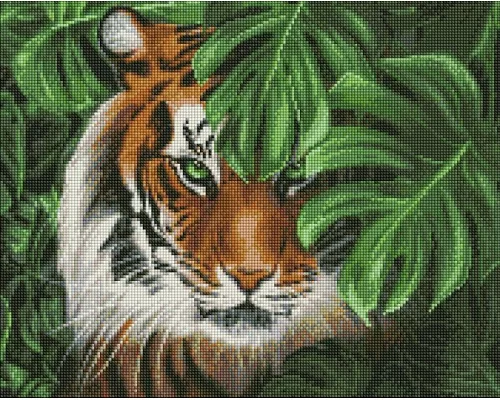 Алмазная мозаика Амурский тигр khutorna_art 40х50 Идейка (AMO7586)