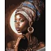 Картина по номерам Африканская красавица art_selena_ua 40х50 Идейка (KHO2532)