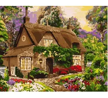Картина за номерами Будиночок у лісі Олена Гураль 40х50 Ідейка (KHO6323)