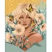 Картина по номерам Девушка с бабочками pollypop92 40х50 Идейка (KHO2542)