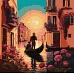 Картина по номерам Каналы Венеции art_selena_ua 40х40 Идейка (KHO2182)