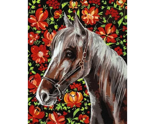 Картина по номерам Верный конь Светлана Теренчук 40х50 Идейка (KHO6501)