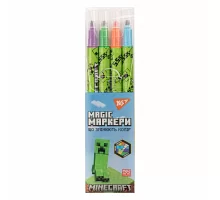 Скетч-маркері для малювання мінливий колір YES Minecraft 4 шт (390713)