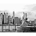 Картина за номерами Балерина в Нью Йоркі з лаком та з рівнем 40х50 см Strateg (DY430)