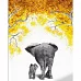 Картина за номерами Сім'я слонів 40х50 см Strateg (DY432)