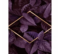 Картина за номерами Фіолетове листя 40х50 см Strateg (GS1424)