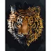 Картина за номерами Арт-тигр з лаком та з рівнем 40х50 см Strateg (GS1436)