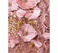 Картина за номерами Рожеві квіти 40х50 см Strateg (GS1450)
