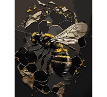 Картина за номерами Бджола з лаком та з рівнем 40х50 см Strateg (GS1453)
