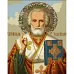 Картина за номерами Святий Миколай Чудотворець з лаком 30х40 см Strateg (SS6747)