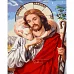 Картина за номерами Христос з лаком 30х40 см Strateg (SS6749)