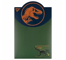 Папка-конверт YES А4 на кнопке Jurassic World вертикальная (492187)