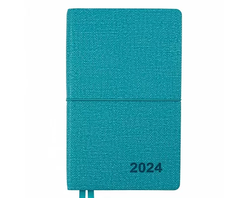 Щоденник датований 2024 Leo Planner Glory бірюзовий (252412)