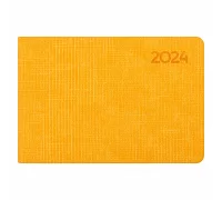 Ежедневник датированный 2024г 10х15см Leo Planner Ambassador желтый 128 ст (252466)