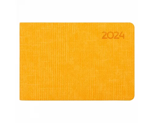 Щотижневик датований 2024р 10х15см Leo Planner Ambassador жовтий 128 ст (252466)