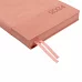Щоденник А5 датований 2024 Leo Planner Velvet з м'якою обкладенкою рожевий (252430)