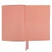 Щоденник А5 датований 2024 Leo Planner Velvet з м'якою обкладенкою рожевий (252430)