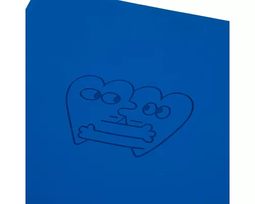 Щоденник А5 недатований 2024 Yes Peace Love з м'якою обкладенкою синій (252475)