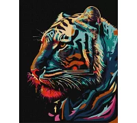 Картина по номерам Хищный красавец с красками металлик 40x50 Идейка (KHO6518)