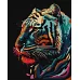 Картина по номерам Хищный красавец с красками металлик 40x50 Идейка (KHO6518)