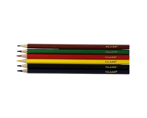Набір кольорових олівців 6 кольорів CLASS PREMIUM (1606)