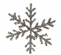 Декор Сніжинка срібло 25 см YES! Fun (974735)