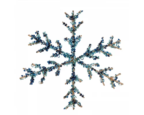 Декор Сніжинка блакитна 20 см YES! Fun (974736)