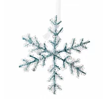 Декор Снежинка светло-голубая 15 см YES! Fun (974737)