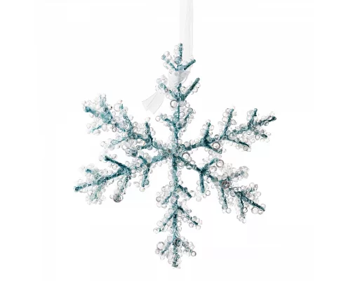 Декор Снежинка светло-голубая 15 см YES! Fun (974737)