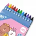 Набір воскових олівців 12 шт Line Friends YES (590141)