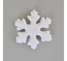 Пінопластова фігурка Сніжинка 150 мм Santi (742925)
