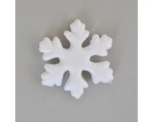 Пінопластова фігурка Сніжинка 150 мм Santi (742925)