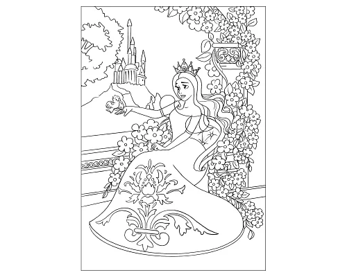 Раскраска А4 1Вересня Принцессы 2 12 стр. 1 Вересня (743046)