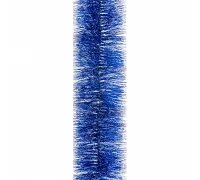 Мішура 50 (синя з біл. кінчиками) 2м Novogod`ko (980397)