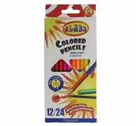 Набір кольорових олівців двосторонніх 12 шт 24 кольору CLASS PREMIUM (1612/24)