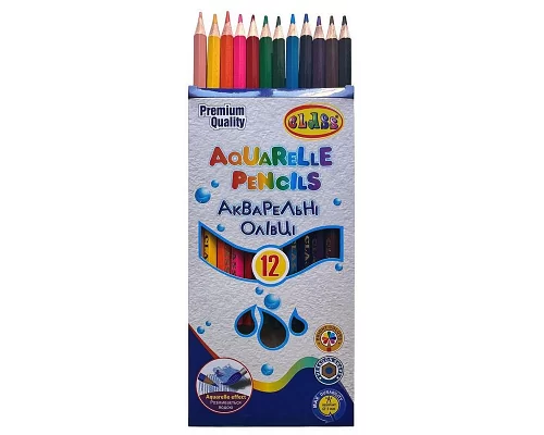 Набір кольорових олівців акварельні 12 кольорів CLASS AQUARELLE (1412C)