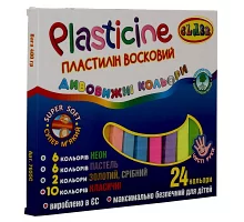 Пластилин СLASS Чистые руки 24 цвета 400 г ECO (7655C)