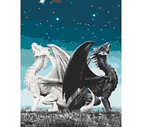 Картина за номерами Пара драконів 40х50 см АРТ-КРАФТ (16008-AC)