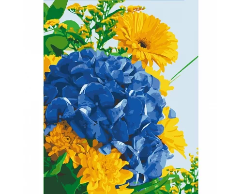 Картина за номерами Гортензія у квітах 40х50 см АРТ-КРАФТ (13123-AC)
